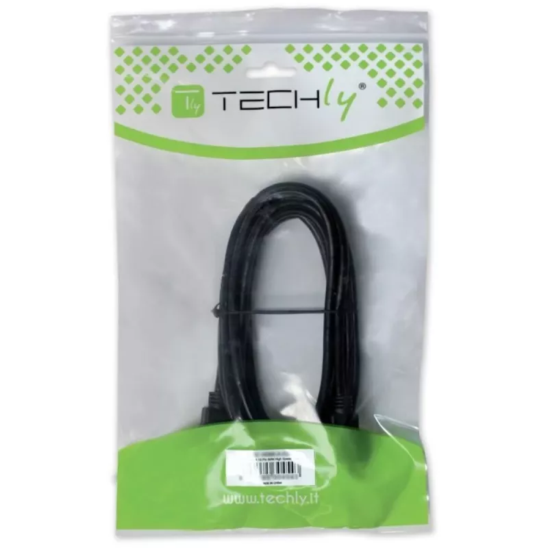 Techly cavo USB 2.0 connettore A maschio / connettore B maschio angolare 1m ICOC U-AB-10-ANG