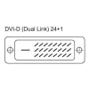 Techly Dual Link DVI Digitale (DVI-D) con ferrite 15 m ICOC DVI-8115F