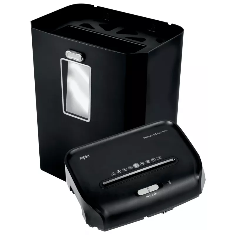 Rexel ProMax QS RSS1535 distruggidocumenti a taglio a strisce P2, taglio a strisce, 22 cm, 6 mm, 35 L, 300 fogli, 58 dB