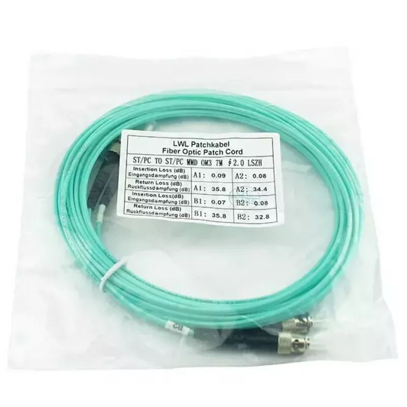 BlueOptics SFP3333EU1MK cavo in fibra ottica InfiniBand 1 m ST aqua