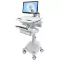 Carrello multimediale Ergotron StyleView alluminio grigio bianco