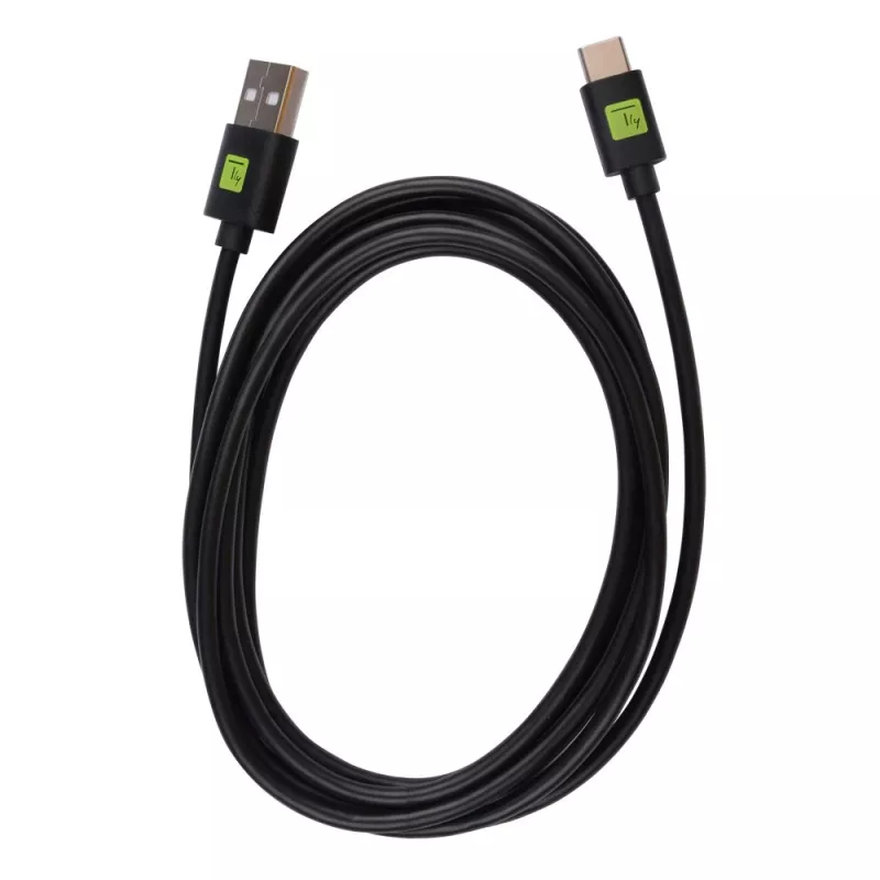 Techly ICOC MUSB20-CMAM20T cavo USB USB 2.0 2 m USB A USB C nero