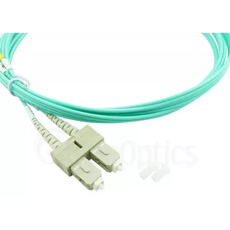 Cavo patch in fibra ottica duplex BlueOptics SC-SC OM3 2 metri 2 m maschio/maschio