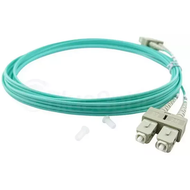 BlueOptics 055702T512000005M-BO Cavo patch in fibra ottica duplex (compatibile Corning), LC-UPC/SC-UPC, multimodale OM3 50/125 µm, 5 m