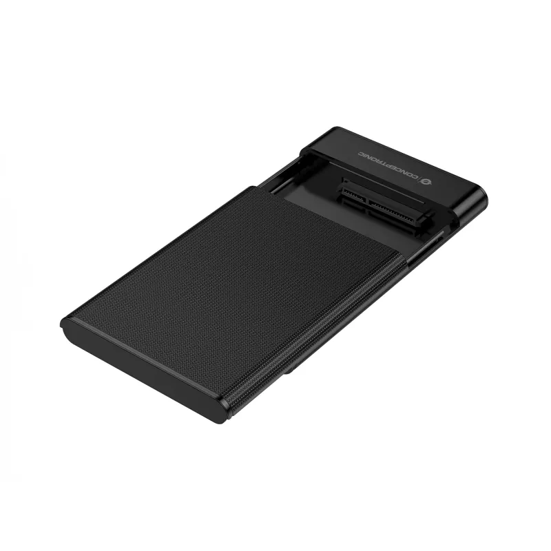 Case per HDD Conceptronic DANTE06B 2,5 pollici USB 3.0, case HDD/SSD, 2,5 pollici, Serial ATA III, 6 Gbit/s, porta USB, nero