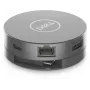 Adattatore multiporta USB-C 6-in-1 DELL - DA305, con cavo, USB 3.2 Gen 2 (3.1 Gen 2) Type-C, 10,100,1000 Mbit/s, argento, 3840 x 2160 pixel, Dell