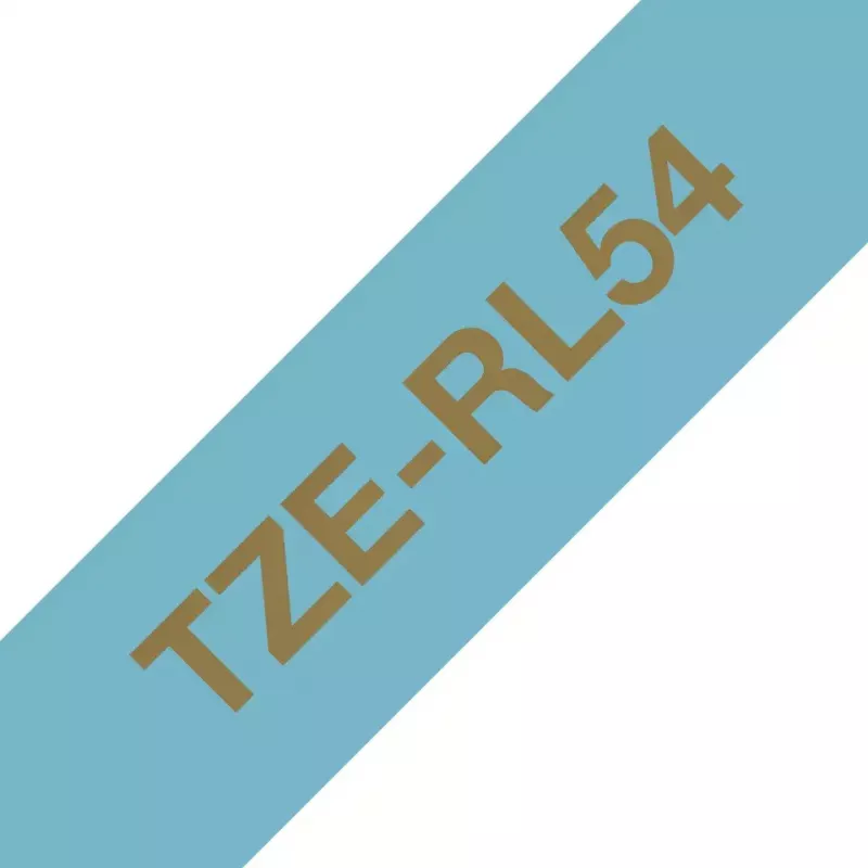 Nastro per etichettatrice Brother TZE-RL54 oro su blu