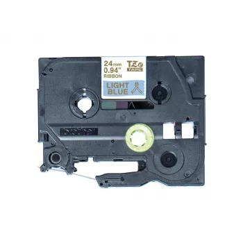 Nastro per etichettatrice Brother TZE-RL54 oro su blu