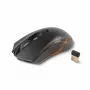 Lexip Ar18 – mouse gaming wireless con pattini in ceramica, per destrimani, ottico, RF Wireless + USB Type-A, 4800 DPI, nero