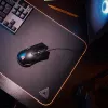 Lexip Ar18 – mouse gaming wireless con pattini in ceramica, per destrimani, ottico, RF Wireless + USB Type-A, 4800 DPI, nero