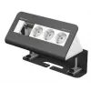 Presa da tavolo tipo F Kindermann 7430000073 grigio bianco