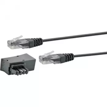 Cavo di rete Schwaiger TAL6731 533 RJ45 RJ45/TAE-F 3m nero
