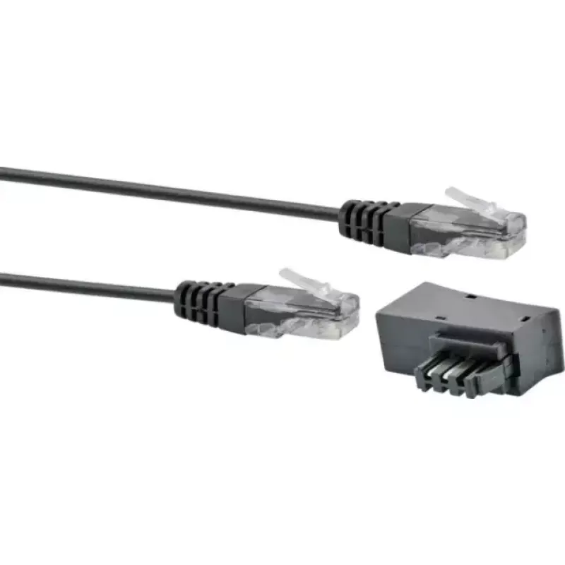Cavo di rete Schwaiger TAL6731 533 RJ45 RJ45/TAE-F 3m nero