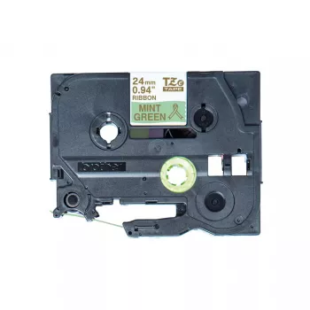 Brother TZE-RM54 nastro per etichettatura oro su menta