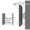 Supporto da parete Techly 13-31 pollici per TV LED LCD inclinabile ICA-LCD 109