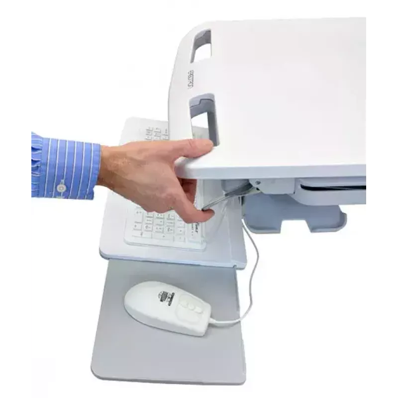 Carrello multimediale Ergotron StyleView grigio alluminio bianco