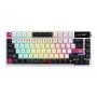 Tastiera meccanica da gaming ASUS ROG Azoth X — layout 75%, USB + RF Wireless + Bluetooth, RGB, poggiapolsi, nero/bianco