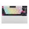 Tastiera meccanica da gaming ASUS ROG Azoth X — layout 75%, USB + RF Wireless + Bluetooth, RGB, poggiapolsi, nero/bianco