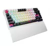 Tastiera meccanica da gaming ASUS ROG Azoth X — layout 75%, USB + RF Wireless + Bluetooth, RGB, poggiapolsi, nero/bianco