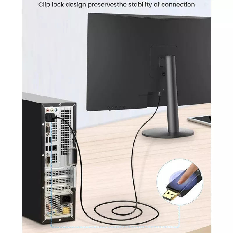 Cavo Techly DisplayPort-DVI per monitor 2 m ICOC DSP-C-020