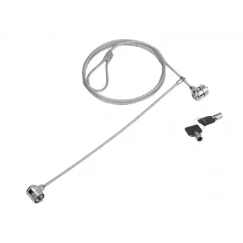 Lucchetto per laptop Conceptronic CNBSLOCK15T 1,5 m argento 2 chiavi