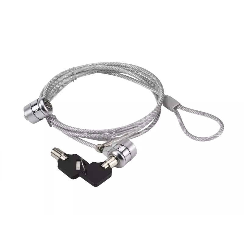 Lucchetto per laptop Conceptronic CNBSLOCK15T 1,5 m argento 2 chiavi