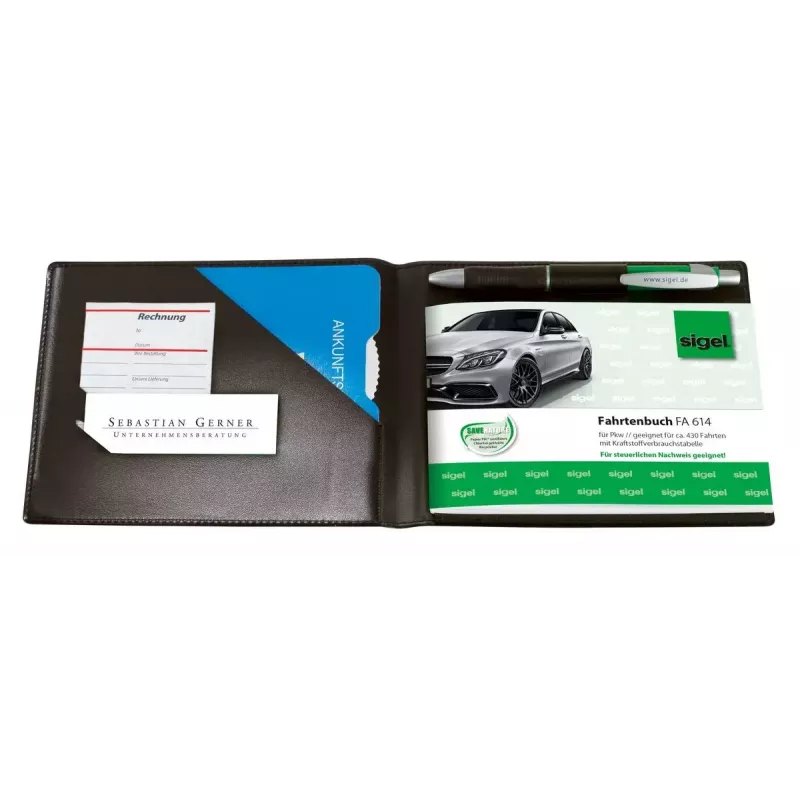Organizer personale Sigel EF610 similpelle plastica nero