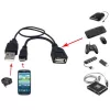 Techly cavo USB 2.0 OTG A F Micro USB M con USB 30cm nero ICOC MUSB-MC2