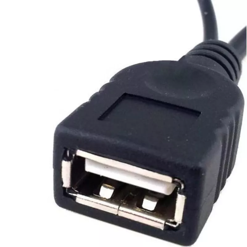 Techly cavo USB 2.0 OTG A F Micro USB M con USB 30cm nero ICOC MUSB-MC2