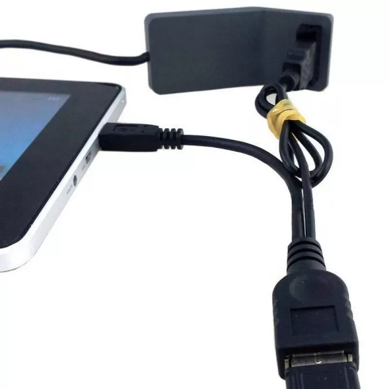 Techly cavo USB 2.0 OTG A F Micro USB M con USB 30cm nero ICOC MUSB-MC2