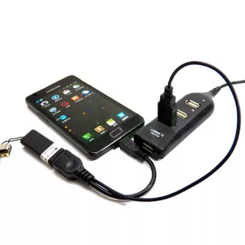 Techly cavo USB 2.0 OTG A F Micro USB M con USB 30cm nero ICOC MUSB-MC2