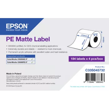 Etichetta per stampante Epson C33S045732 etichetta adesiva per stampante