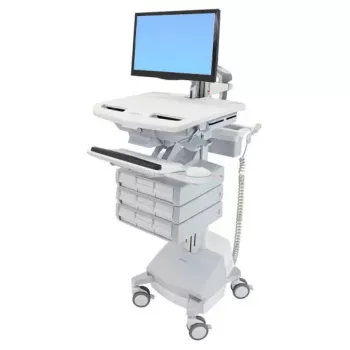 Carrello multimediale Ergotron StyleView alluminio grigio bianco