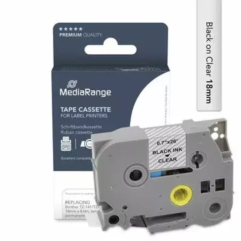 Nastro per etichette MediaRange MRBTZ141 compatibilità Brother TZ-141