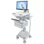 Carrello multimediale Ergotron StyleView alluminio grigio bianco