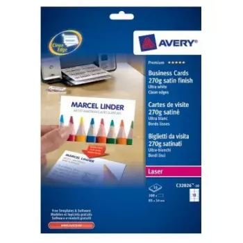 Carta laser per biglietti da visita Avery C32026-10
