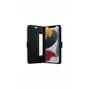 Custodia portafoglio dbramante1928 iPhone 13 mini nero 3 scomparti per carte