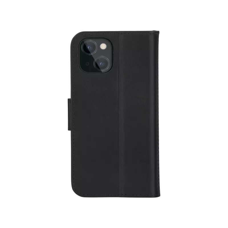 Custodia portafoglio dbramante1928 iPhone 13 mini nero 3 scomparti per carte