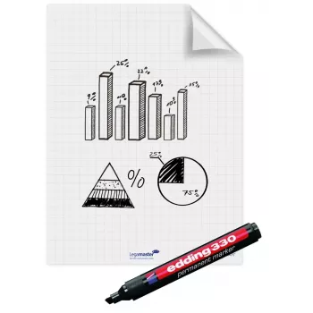 Pellicola per flipchart Legamaster Magic-Chart 60x80cm