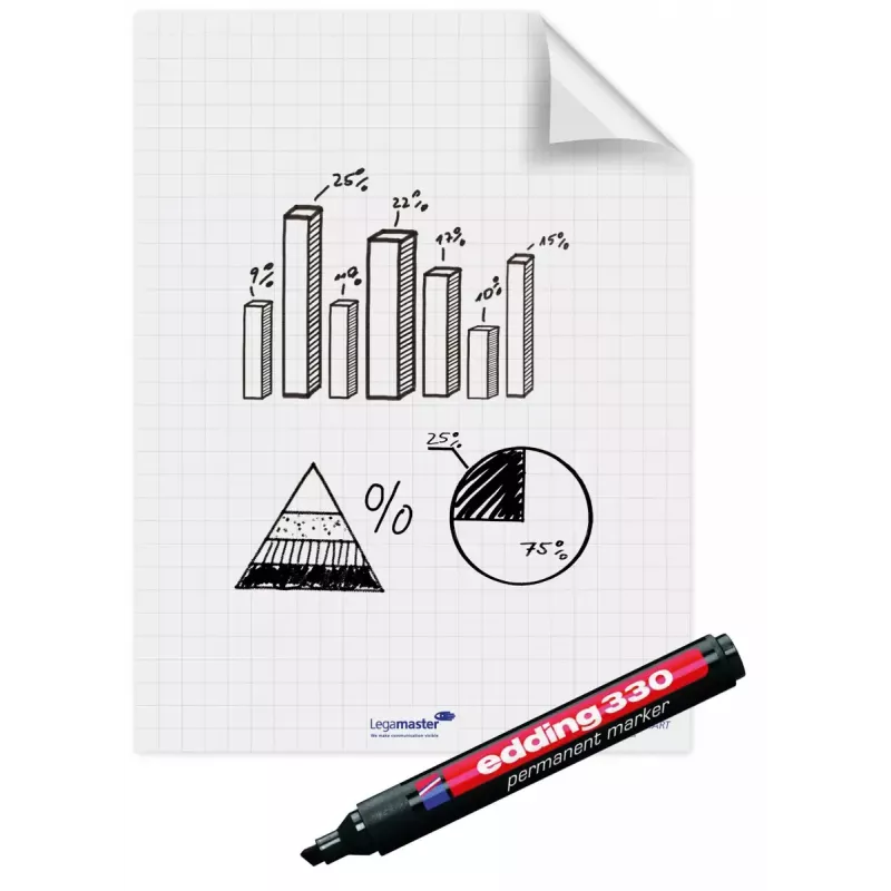 Pellicola per flipchart Legamaster Magic-Chart 60x80cm