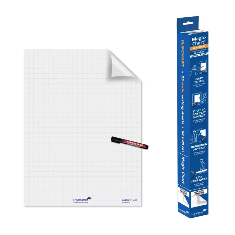 Pellicola per flipchart Legamaster Magic-Chart 60x80cm