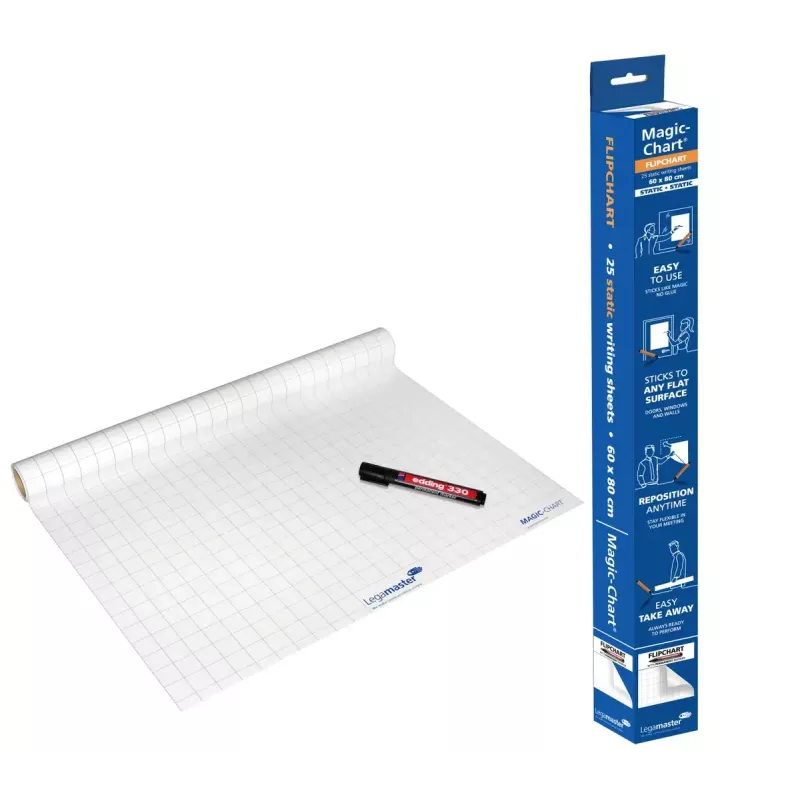 Pellicola per flipchart Legamaster Magic-Chart 60x80cm