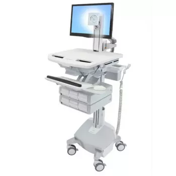 Carrello multimediale Ergotron StyleView alluminio grigio bianco