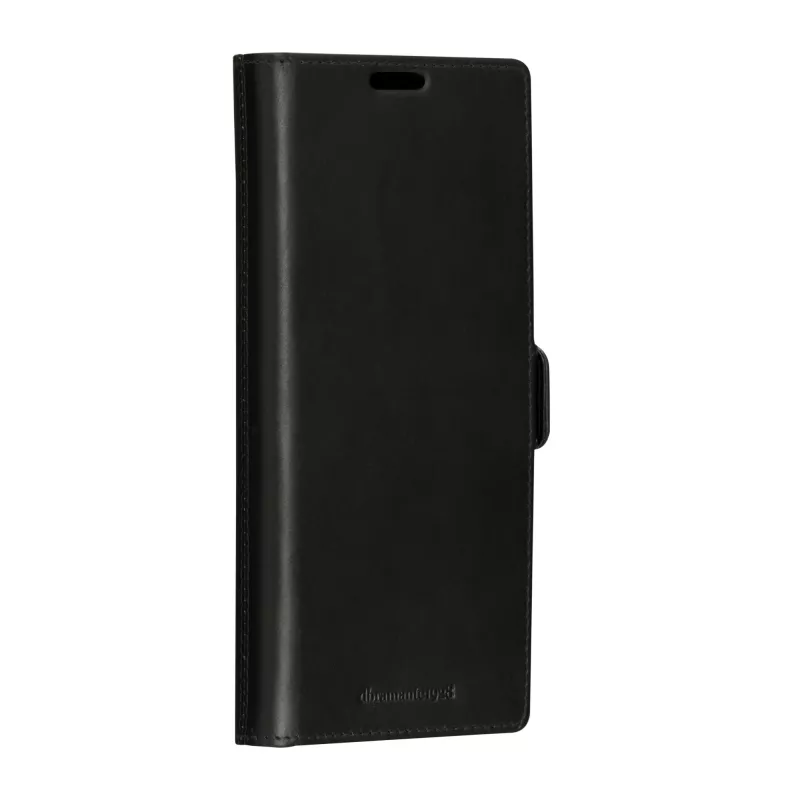 Custodia a libro per cellulare dbramante1928 Lynge per Samsung Galaxy S23 Ultra — nero, 3 vani per carte, compatibile con 6,8 inch