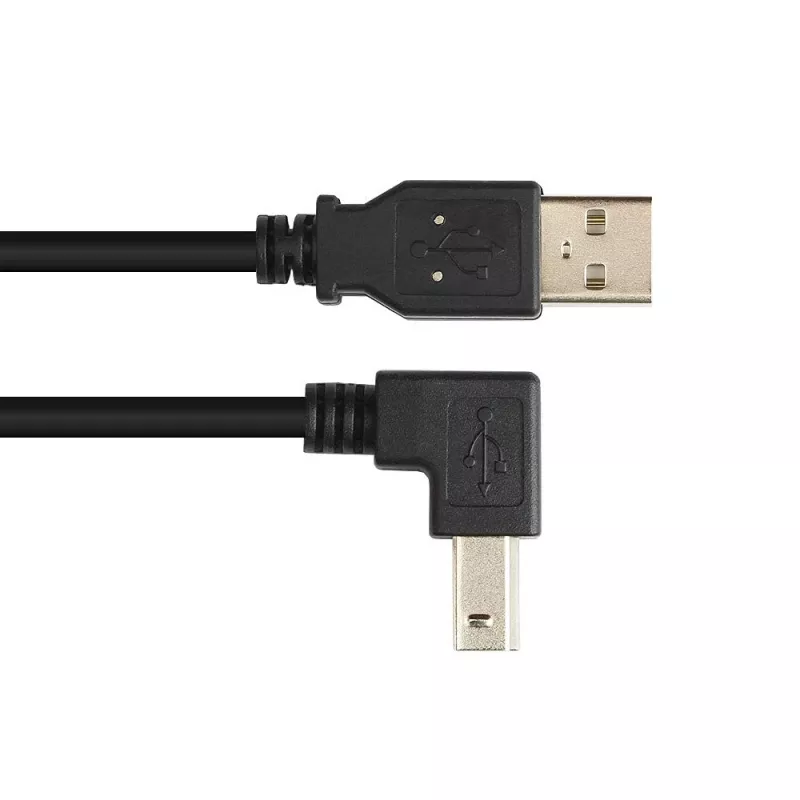 Techly Cavo USB 2.0 A maschio / B maschio angolare 2m ICOC U-AB-20-ANG