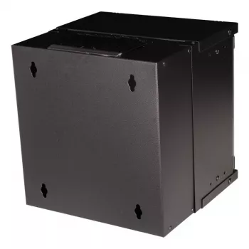 Armadio a parete EQUIP EWM-06-3030-B 6U, 312 mm di larghezza, 300–330 mm di profondità, nero