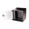 Armadio a parete EQUIP EWM-06-3030-B 6U, 312 mm di larghezza, 300–330 mm di profondità, nero