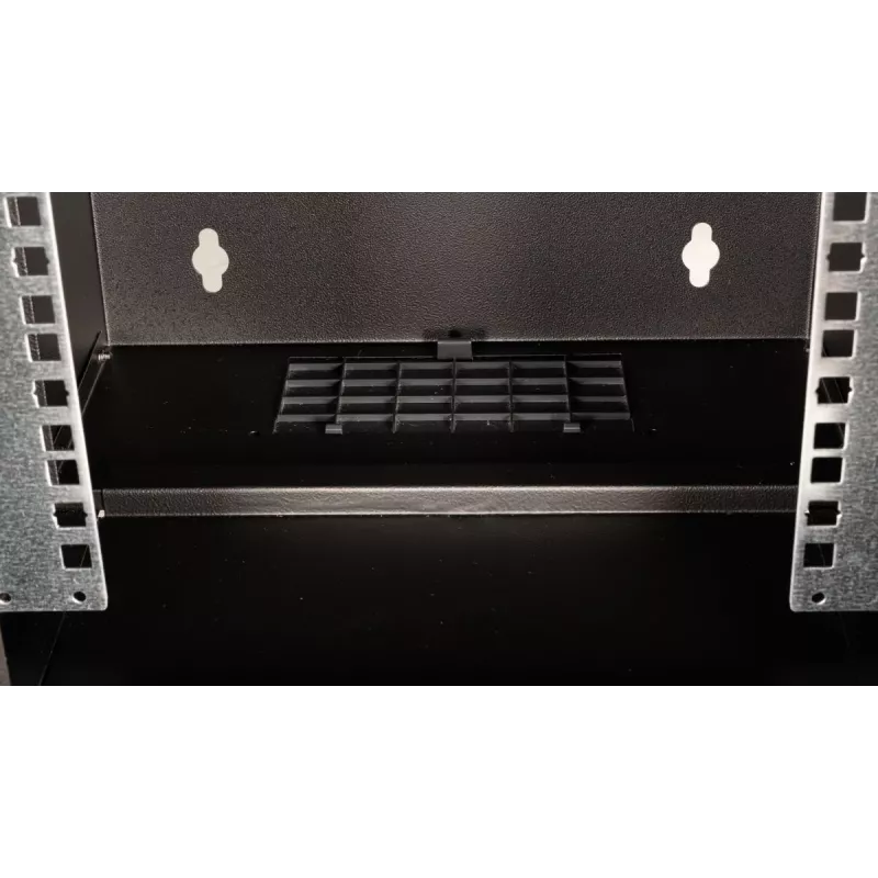Armadio a parete EQUIP EWM-06-3030-B 6U, 312 mm di larghezza, 300–330 mm di profondità, nero