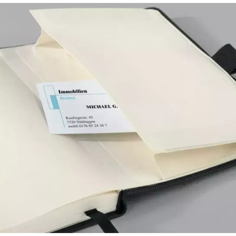 Quaderno Sigel CO132 A6 194 fogli nero
