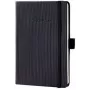 Quaderno Sigel CO132 A6 194 fogli nero